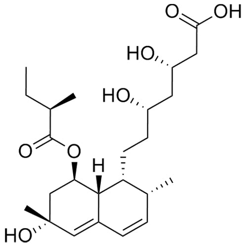 (3S,5S)-3,5-dihydroxy-7-((1R,2R,6R,8R,8aR)-6-hydroxy-2,6-dimethyl-8-(((R)-2-methylbutanoyl)oxy)-1,2,6,7,8,8a-hexahydronaphthalen-1-yl)heptanoic acid
