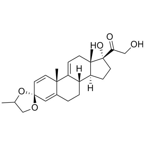 2-hydroxy-1-((2'R,8S,10S,13S,14S,17R)-17-hydroxy-4',10,13-trimethyl-6,7,8,10,12,13,14,15,16,17-decahydrospiro[cyclopenta[a]phenanthrene-3,2'-[1,3]dioxolan]-17-yl)ethanone