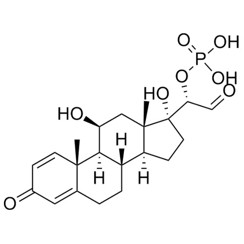 (S)-1-((8S,9S,10R,11S,13S,14S,17R)-11,17-dihydroxy-10,13-dimethyl-3-oxo-6,7,8,9,10,11,12,13,14,15,16,17-dodecahydro-3H-cyclopenta[a]phenanthren-17-yl)-2-oxoethyl dihydrogen phosphate