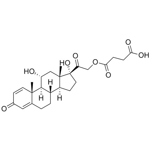 4-(2-((8S,9S,10R,11R,13S,14S,17R)-11,17-dihydroxy-10,13-dimethyl-3-oxo-6,7,8,9,10,11,12,13,14,15,16,17-dodecahydro-3H-cyclopenta[a]phenanthren-17-yl)-2-oxoethoxy)-4-oxobutanoic acid