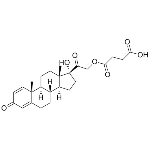 4-(2-((8R,9S,10R,13S,14S,17R)-17-hydroxy-10,13-dimethyl-3-oxo-6,7,8,9,10,11,12,13,14,15,16,17-dodecahydro-3H-cyclopenta[a]phenanthren-17-yl)-2-oxoethoxy)-4-oxobutanoic acid
