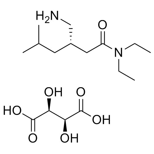 (S)-3-(aminomethyl)-N,N-diethyl-5-methylhexanamide (2S,3S)-2,3-dihydroxysuccinate