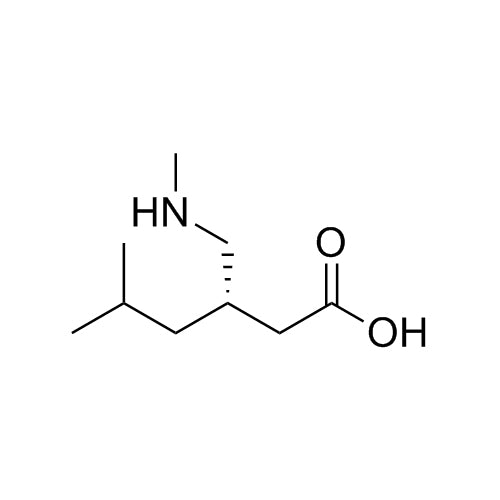 (S)-5-methyl-3-((methylamino)methyl)hexanoic acid