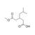 3-(2-methoxy-2-oxoethyl)-5-methylhexanoic acid