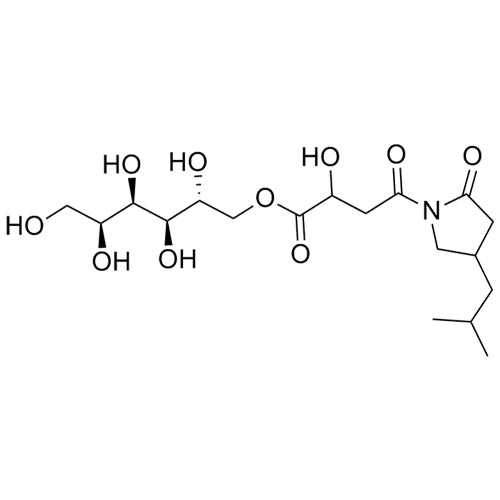 (2R,3R,4R,5S)-2,3,4,5,6-pentahydroxyhexyl 2-hydroxy-4-(4-isobutyl-2-oxopyrrolidin-1-yl)-4-oxobutanoate