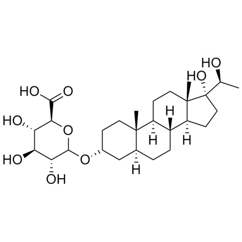 (3α,5β,20S)-17,20-Dihydroxypregnan-3-yl β-D-Glucopyranosiduronic Acid
