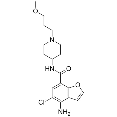 4-amino-5-chloro-N-(1-(3-methoxypropyl)piperidin-4-yl)benzofuran-7-carboxamide