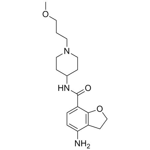 4-amino-N-(1-(3-methoxypropyl)piperidin-4-yl)-2,3-dihydrobenzofuran-7-carboxamide