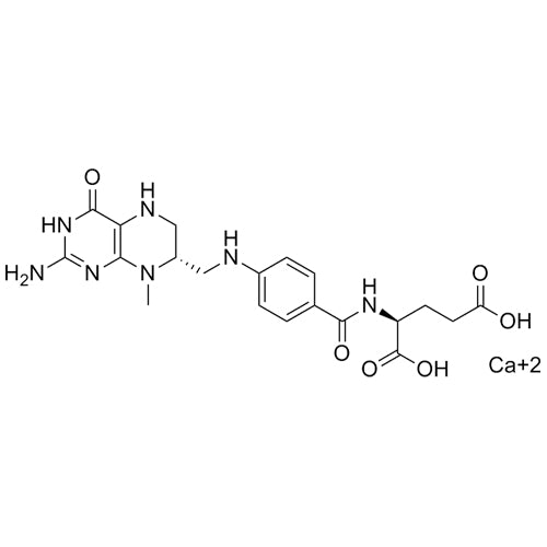 (S)-2-(4-((((R)-2-amino-8-methyl-4-oxo-3,4,5,6,7,8-hexahydropteridin-7-yl)methyl)amino)benzamido)pentanedioic acid, calcium salt
