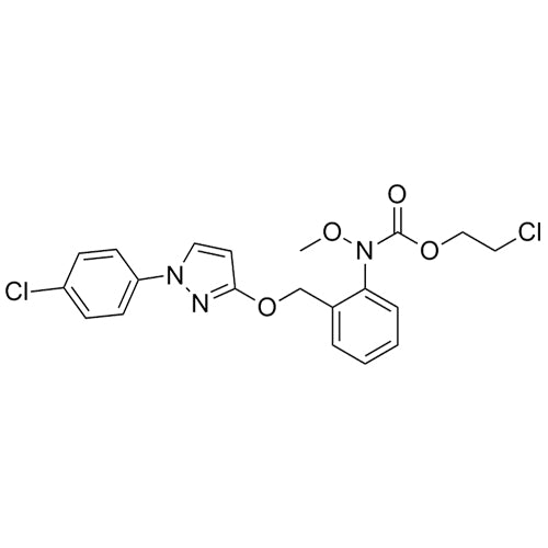 2-chloroethyl (2-(((1-(4-chlorophenyl)-1H-pyrazol-3-yl)oxy)methyl)phenyl)(methoxy)carbamate