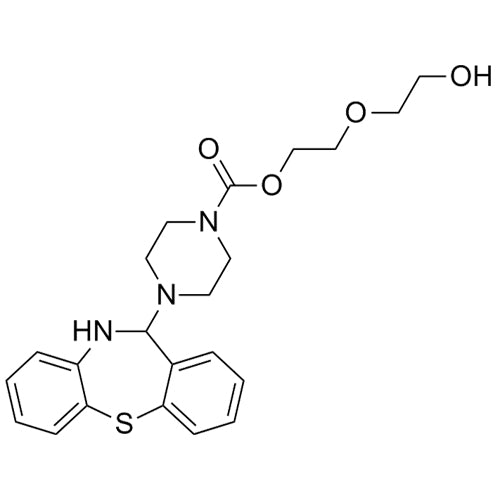 2-(2-Hydroxyethoxy)ethyl 2-[2-(4-Dibenzo[b,f] [1,4]thiazepine-11-piperazineyl)] -1-carboxylate