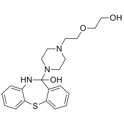 11-(4-(2-(2-hydroxyethoxy)ethyl)piperazin-1-yl)-10,11-dihydrodibenzo[b,f][1,4]thiazepin-11-ol