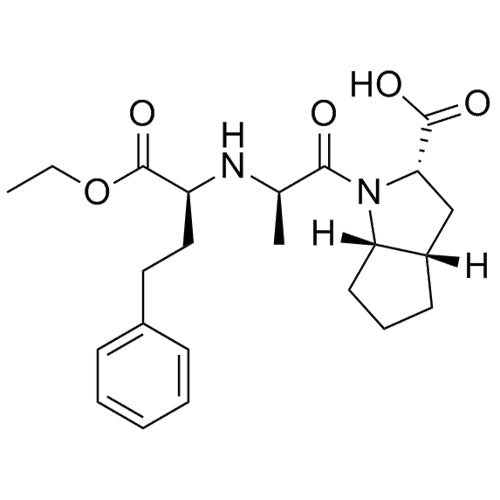 (2S,3aS,6aS)-1-((R)-2-(((S)-1-ethoxy-1-oxo-4-phenylbutan-2-yl)amino)propanoyl)octahydrocyclopenta[b]pyrrole-2-carboxylic acid