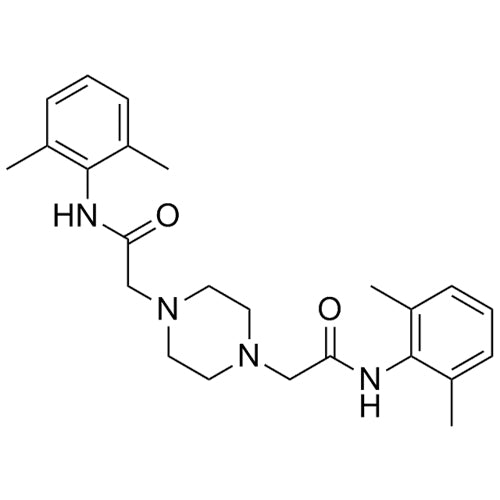 2,2'-(piperazine-1,4-diyl)bis(N-(2,6-dimethylphenyl)acetamide)
