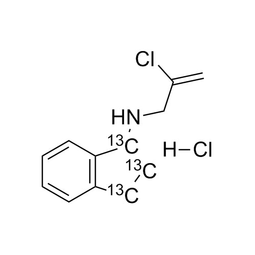 N-(2-Chloroallyl) aminoindan-13C3 HCl