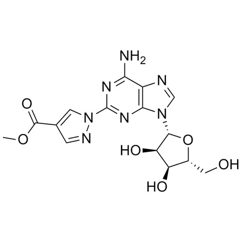 methyl 1-(6-amino-9-((2R,3R,4S,5R)-3,4-dihydroxy-5-(hydroxymethyl)tetrahydrofuran-2-yl)-9H-purin-2-yl)-1H-pyrazole-4-carboxylate