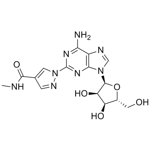1-(6-amino-9-((2S,3R,4S,5R)-3,4-dihydroxy-5-(hydroxymethyl)tetrahydrofuran-2-yl)-9H-purin-2-yl)-N-methyl-1H-pyrazole-4-carboxamide