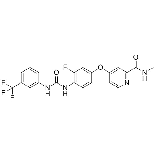 4-(3-fluoro-4-(3-(3-(trifluoromethyl)phenyl)ureido)phenoxy)-N-methylpicolinamide