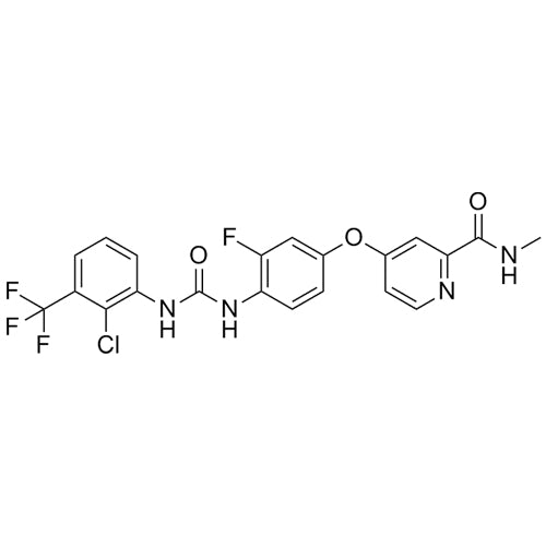 4-(4-(3-(2-chloro-3-(trifluoromethyl)phenyl)ureido)-3-fluorophenoxy)-N-methylpicolinamide