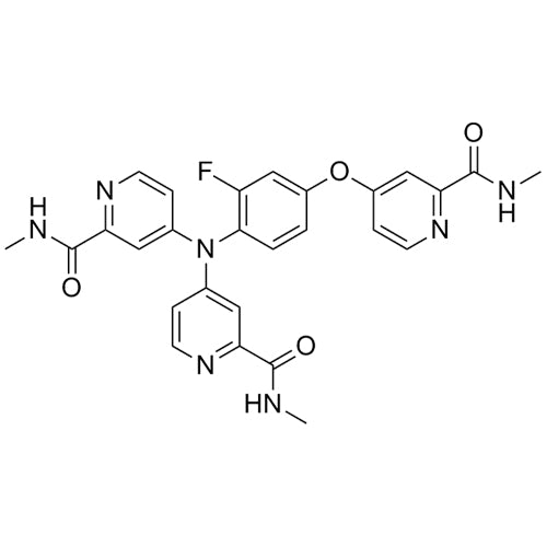 4,4'-((2-fluoro-4-((2-(methylcarbamoyl)pyridin-4-yl)oxy)phenyl)azanediyl)bis(N-methylpicolinamide)