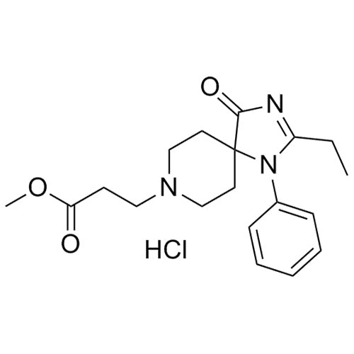 methyl 3-(2-ethyl-4-oxo-1-phenyl-1,3,8-triazaspiro[4.5]dec-2-en-8-yl)propanoate hydrochloride