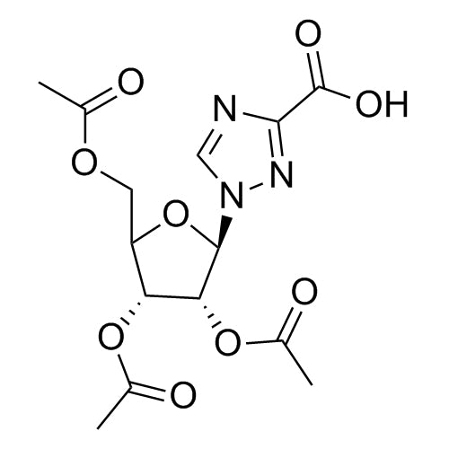 1-((2R,3R,4R)-3,4-diacetoxy-5-(acetoxymethyl)tetrahydrofuran-2-yl)-1H-1,2,4-triazole-3-carboxylic acid