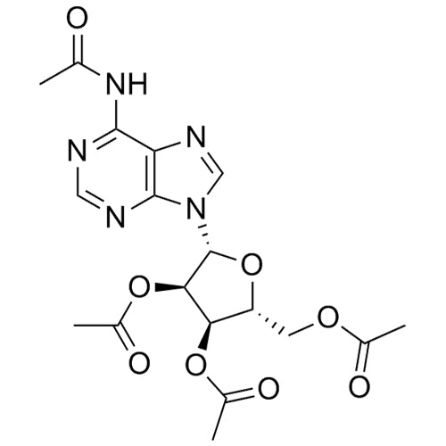 (2R,3R,4R,5R)-2-(6-acetamido-9H-purin-9-yl)-5-(acetoxymethyl)tetrahydrofuran-3,4-diyl diacetate