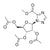(2R,3R,4R,5R)-2-(acetoxymethyl)-5-(5-(methoxycarbonyl)-1H-1,2,4-triazol-1-yl)tetrahydrofuran-3,4-diyl diacetate