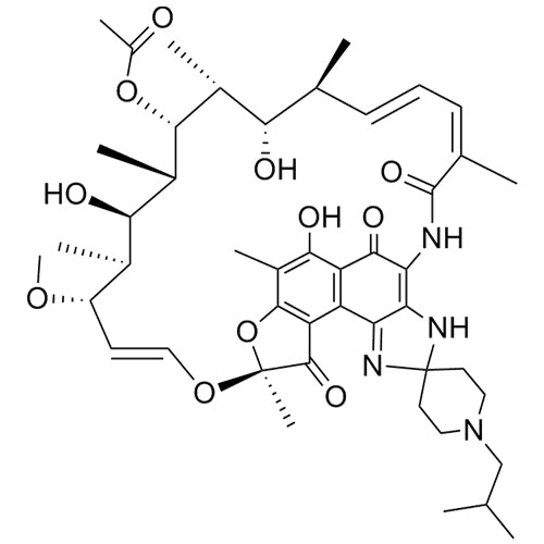 25-O-desacetyl-23-Acetyl-Rifabutin (Possibly a mixture with API)