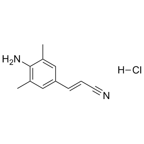 Rilpivirine Nitrile Impurity ((2E)-3-(4-Amino-3, 5-Dimethylphenyl)prop-2-Enenitrile HCl)