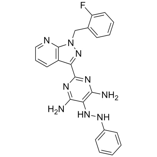 2-(1-(2-fluorobenzyl)-1H-pyrazolo[3,4-b]pyridin-3-yl)-5-(2-phenylhydrazinyl)pyrimidine-4,6-diamine