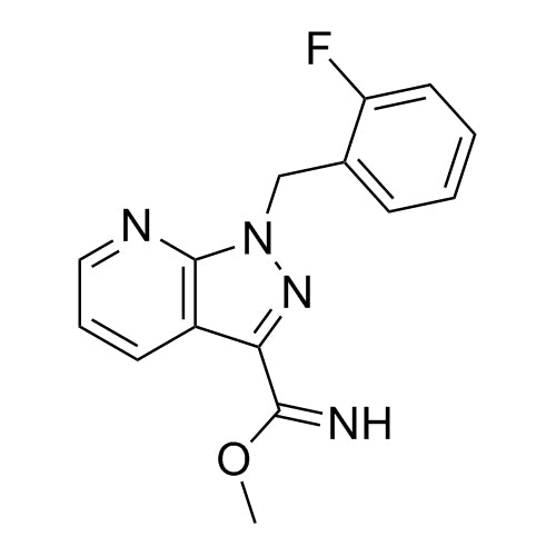 methyl 1-(2-fluorobenzyl)-1H-pyrazolo[3,4-b]pyridine-3-carbimidate