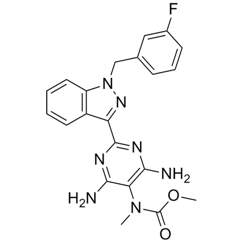 methyl (4,6-diamino-2-(1-(3-fluorobenzyl)-1H-indazol-3-yl)pyrimidin-5-yl)(methyl)carbamate