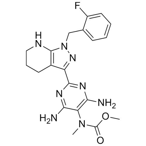 methyl (4,6-diamino-2-(1-(2-fluorobenzyl)-4,5,6,7-tetrahydro-1H-pyrazolo[3,4-b]pyridin-3-yl)pyrimidin-5-yl)(methyl)carbamate