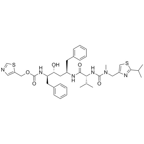 thiazol-5-ylmethyl ((2R,3R,5R)-3-hydroxy-5-((R)-2-(3-((2-isopropylthiazol-4-yl)methyl)-3-methylureido)-3-methylbutanamido)-1,6-diphenylhexan-2-yl)carbamate