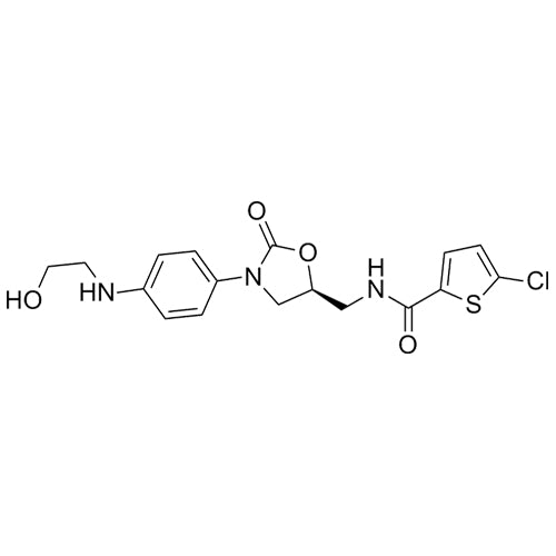 (S)-5-chloro-N-((3-(4-((2-hydroxyethyl)amino)phenyl)-2-oxooxazolidin-5-yl)methyl)thiophene-2-carboxamide