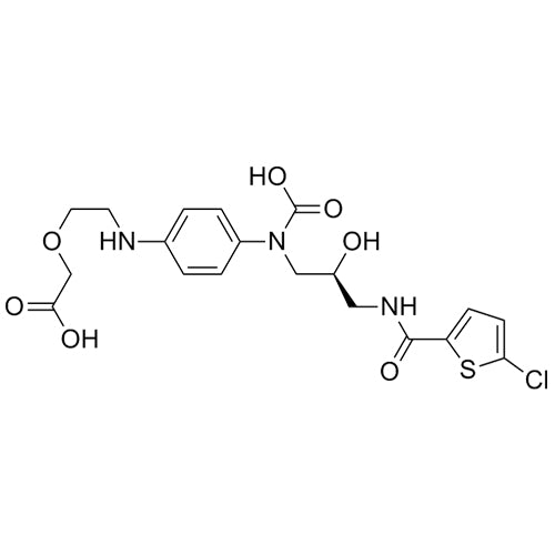 (S)-2-(2-((4-(carboxy(3-(5-chlorothiophene-2-carboxamido)-2-hydroxypropyl)amino)phenyl)amino)ethoxy)acetic acid