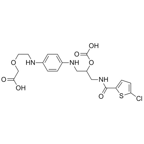 2-(2-((4-((2-(carboxyoxy)-3-(5-chlorothiophene-2-carboxamido)propyl)amino)phenyl)amino)ethoxy)acetic acid