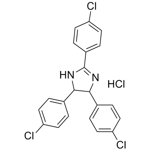 2,4,5-tris(4-chlorophenyl)-4,5-dihydro-1H-imidazole hydrochloride