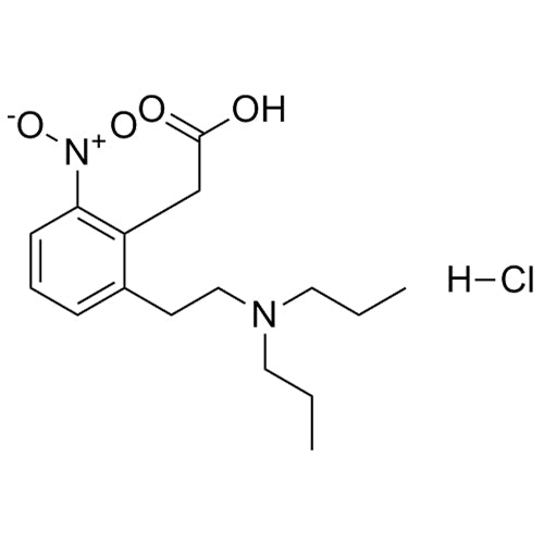 2-(2-(2-(dipropylamino)ethyl)-6-nitrophenyl)acetic acid hydrochloride