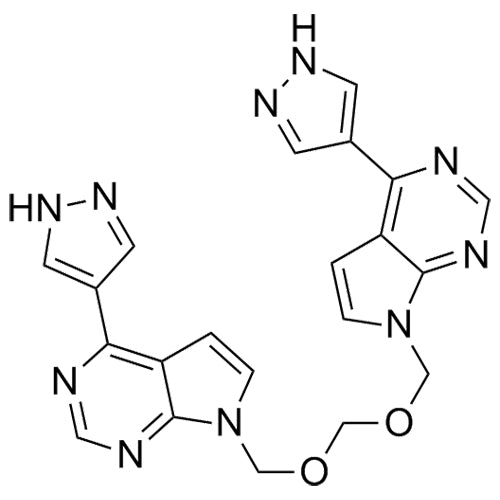 bis((4-(1H-pyrazol-4-yl)-7H-pyrrolo[2,3-d]pyrimidin-7-yl)methoxy)methane