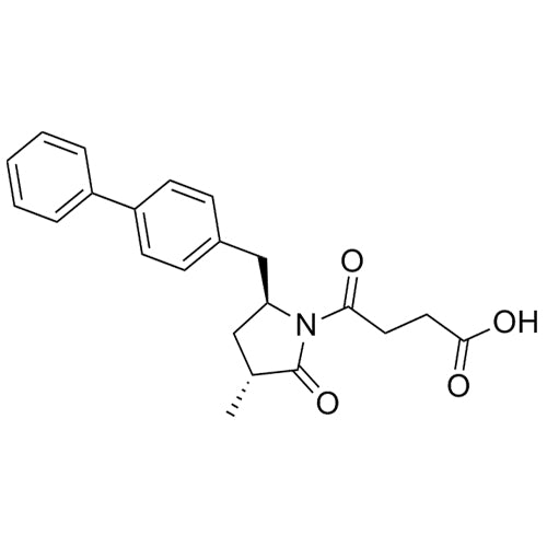 4-((3R,5S)-5-([1,1'-biphenyl]-4-ylmethyl)-3-methyl-2-oxopyrrolidin-1-yl)-4-oxobutanoic acid