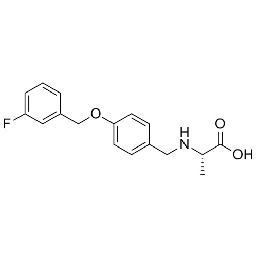 (S)-2-((4-((3-fluorobenzyl)oxy)benzyl)amino)propanoic acid