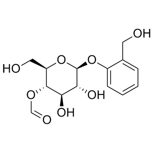 (2R,3S,4R,5R,6S)-4,5-dihydroxy-2-(hydroxymethyl)-6-(2-(hydroxymethyl)phenoxy)tetrahydro-2H-pyran-3-yl formate