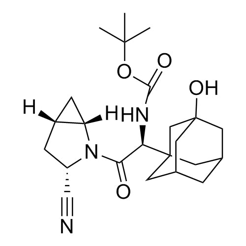tert-butyl ((S)-2-((1S,3S,5S)-3-cyano-2-azabicyclo[3.1.0]hexan-2-yl)-1-((3-hydroxyadamantan-1-yl)-2-oxoethyl)carbamate