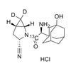 5-Hydroxy Saxagliptin-13C-d2 HCl