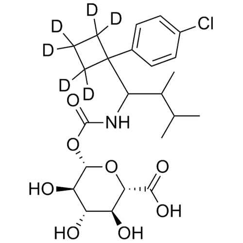 (2S,3S,4S,5R,6S)-6-(((1-(1-(4-chlorophenyl)cyclobutyl)-2,3-dimethylbutyl)carbamoyl)oxy)-3,4,5-trihydroxytetrahydro-2H-pyran-2-carboxylic acid-D6