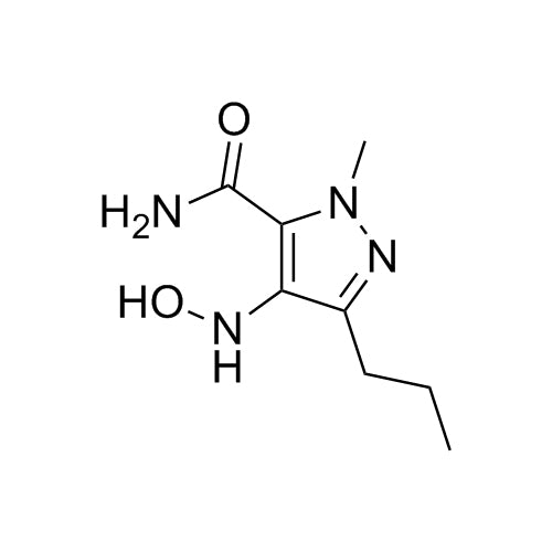 4-(hydroxyamino)-1-methyl-3-propyl-1H-pyrazole-5-carboxamide
