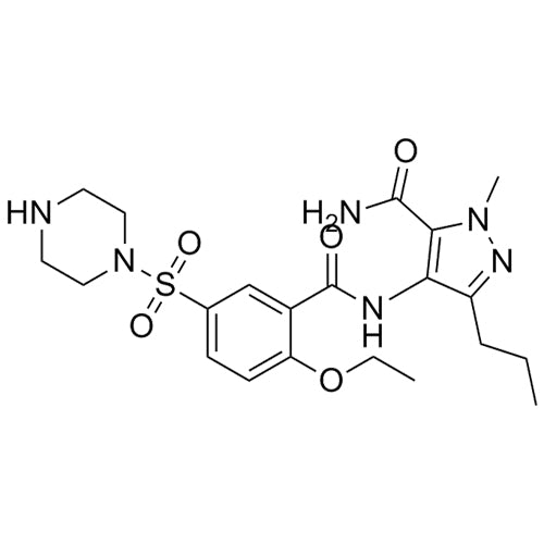 4-(2-ethoxy-5-(piperazin-1-ylsulfonyl)benzamido)-1-methyl-3-propyl-1H-pyrazole-5-carboxamide