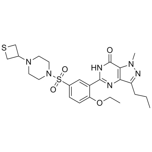 5-(2-ethoxy-5-((4-(thietan-3-yl)piperazin-1-yl)sulfonyl)phenyl)-1-methyl-3-propyl-1H-pyrazolo[4,3-d]pyrimidin-7(6H)-one